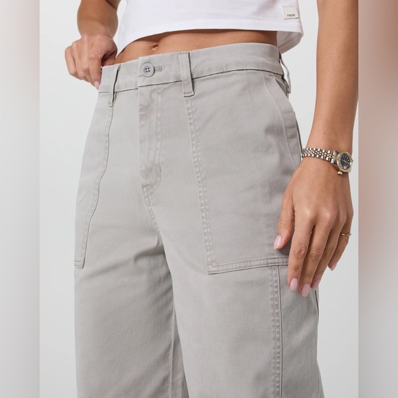 VUORI Anza Twill Pant in Talc - Picture 6 of 11